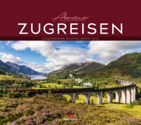 Kalender Abenteuer Zugreisen 2022 als Werbeartikel