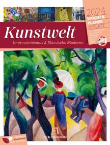 Kalender Kunstwelt - Wochenplaner 2024