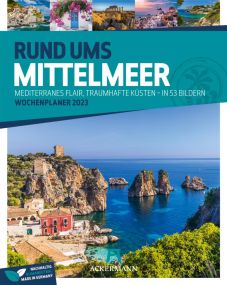 Kalender Rund ums Mittelmeer - Wochenplaner 2023