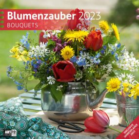 Kalender Blumenzauber 2023, 30x30 cm