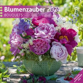 Kalender Blumenzauber 2024, 30x30 cm