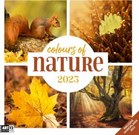 Kalender Colours of Nature 2023, 30x30 cm