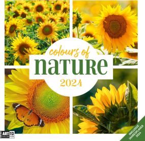Kalender Colours of Nature 2024, 30x30 cm