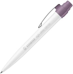 Stabilo® Druckkugelschreiber Style White als Werbeartikel