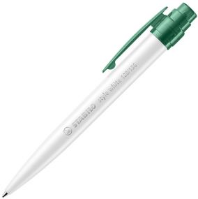 Stabilo® Softtouch Druckkugelschreiber Style White als Werbeartikel