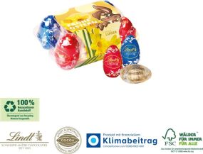 Lindt Mini-Eierpackung als Werbeartikel
