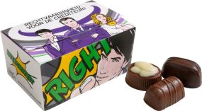 Box mit Belgische Schokolade Pralinen als Werbeartikel