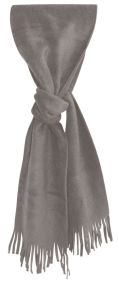 Fleece-Schal, grau