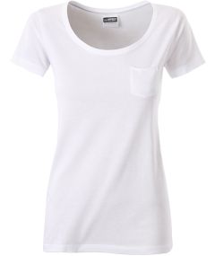 Damen T-Shirt Pocket aus Bio-Baumwolle