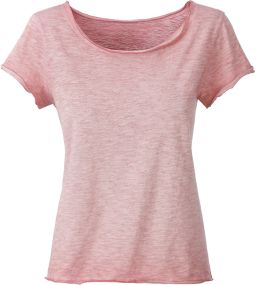 Damen T-Shirt Spray Print Bio-Baumwolle als Werbeartikel