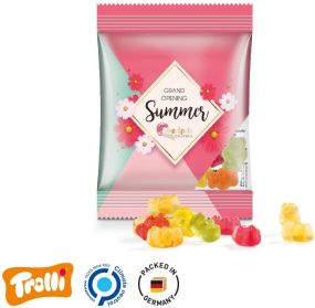Fruchtgummi Minitüte Trolli, 10 g transparent als Werbeartikel