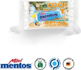 Werbeträger Mentos Mini in Mint oder Fruit Mix als Werbeartikel
