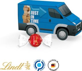 Transporter Präsent - Füllung nach Wahl - inkl. Druck als Werbeartikel