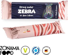 Zebra Bar Werbeschuber - Füllung nach Wahl - inkl. Druck als Werbeartikel