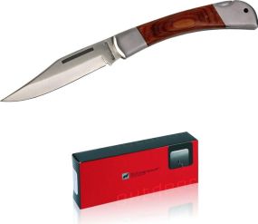 Schwarzwolf outdoor® Jaguar Taschenmesser mit Holzgriff