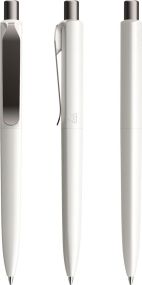 prodir DS8 poliert Kugelschreiber satin. Metallclip PSP mit Spezial Clip- und Drückerfarben als Werbeartikel