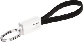 Schlüsselanhänger mit Micro-USB Kabel als Werbeartikel
