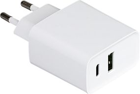 Ladegerät mit 20W und Quick Charge, für USB Typ A und Typ C
