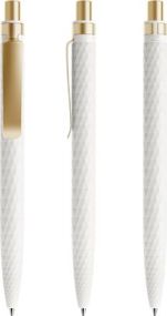 prodir QS01 Druckkugelschreiber matt mit Metallclip PMS mit Spezial Clip- und Drückerfarben als Werbeartikel