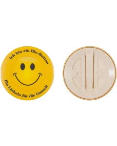 Bio-Button 56 mm mit Clip - inkl. Werbedruck