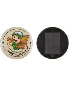 Metallbutton 75 mm mit Magnet - inkl. Werbedruck