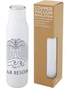 Marka 600 ml Kupfer-Vakuum Isolierflasche mit Metallschlaufe