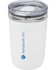 Bello 420 ml Glasbecher mit Außenwand aus recyceltem Kunststoff