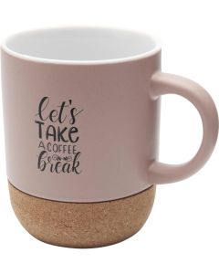 Keramiktasse mit Korkdetails Billie 300 ml