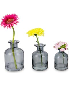 3er Vasen-Set Flora