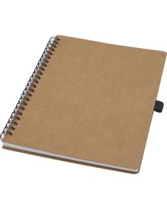 Cobble A5 Notizbuch mit Spiralbindung aus recyceltem Karton mit Steinpapier