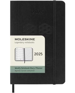 Moleskine Softcover 12 Monate Wochenkalender, Pocket-Format