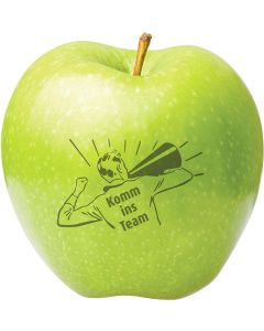 Apfel grün Komm ins Team - inkl. LogoFrucht Druck