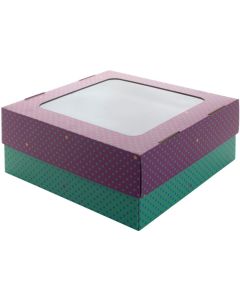 Geschenkbox CreaBox Gift Box Window L, inkl. Druck