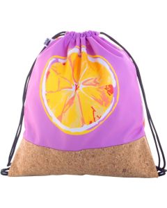 Turnbeutel CreaDraw Cork, inkl. Sublimationsdruck und RPET-Label