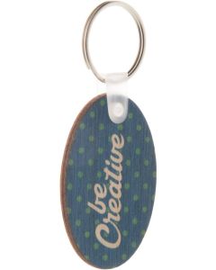 Schlüsselanhänger Woody B, inkl. UV LED Druck auf einer Seite