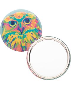 Button-Taschenspiegel BeautyBadge, inkl. Digitaldruck