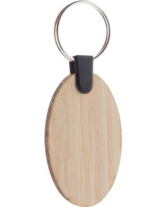 Bambus-Schlüsselanhänger, oval Bambry