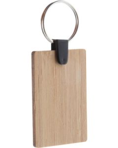 Bambus-Schlüsselanhänger, rechteckig Bambry