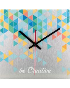 Wanduhr BeTime Alu B, inkl. UV LED Druck