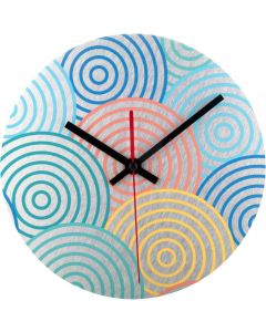 Wanduhr BeTime Alu D, inkl. UV LED Druck