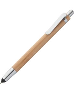 Touchpen mit Kugelschreiber aus Bambus Tashania