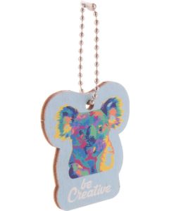 Schlüsselanhänger in Sonderform CreaFob Wood