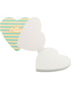 Haftnotizblock CreaStick Seed Heart, 50 Blatt