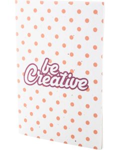 Saatpapier-Notizbuch CreaNote A5 Seed, 32 Blatt
