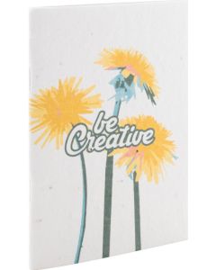 Saatpapier-Notizbuch CreaNote Plus A6 Seed, 32 Blatt