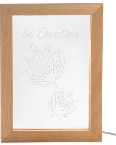 LED-Trophäe Woodiframe