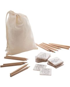 Weihnachts-Memoryspiel zum Ausmalen Coloxmor