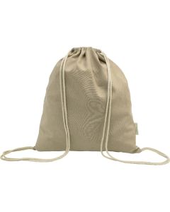 Kordelzugbeutel aus recycelter Baumwolle Dropex