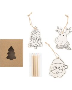 Christbaumschmuck zum Ausmalen Oppland