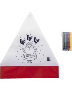 Weihnachtsmütze zum Ausmalen Julfar Hat